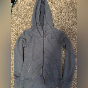Blue zip up sweatshirts good condition